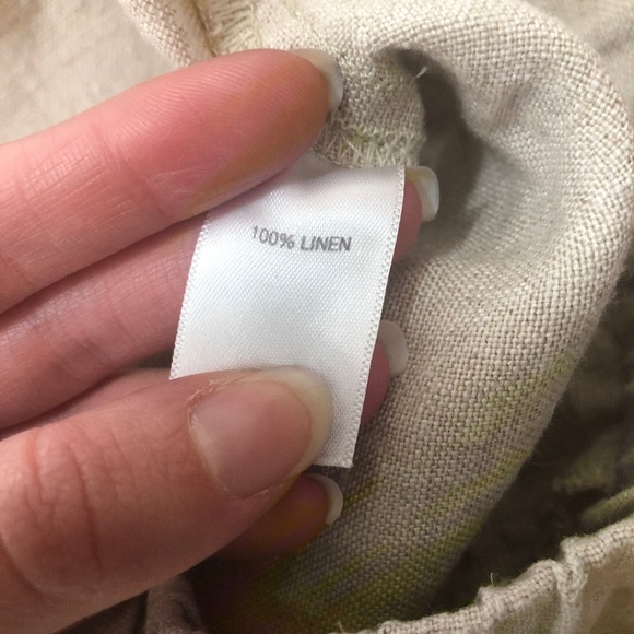 J. Jill Love Linen XS petite cropped pants - Picture 4 of 6